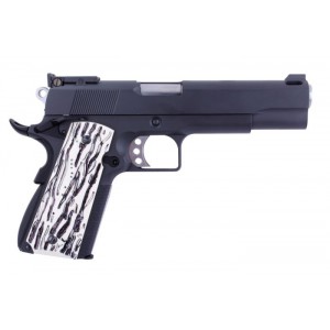 Страйкбольный пистолет WE COLT M1911А1, металл, белые накладки, WE-E001C